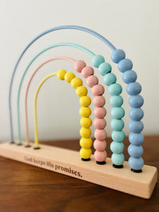 Promise Wooden Rainbow Abacus - littlelightcollective