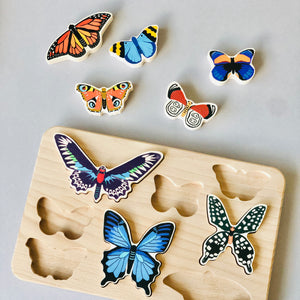 BAJO World of Butterflies Wooden Puzzle - littlelightcollective