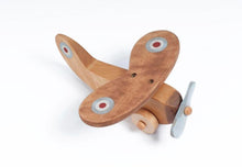 Load image into Gallery viewer, Wooden Plane Toy - littlelightcollective