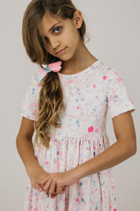 Terrazzo Dress - Pink - littlelightcollective
