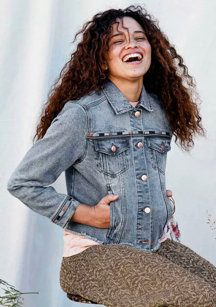 Size Small Lone Star Denim Jacket - littlelightcollective
