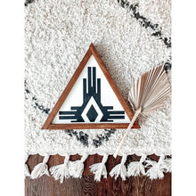 Load image into Gallery viewer, Southwest Tri (White) | Boho Accent Wood Sign - littlelightcollective