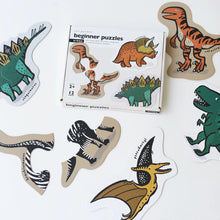 Load image into Gallery viewer, Beginner Puzzles - Dino - littlelightcollective