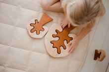 Load image into Gallery viewer, Two Toned Wooden Trees - littlelightcollective
