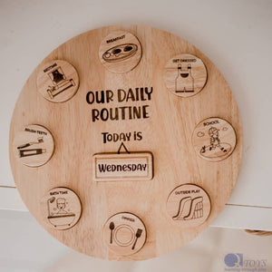 Daily Routine Circle - littlelightcollective