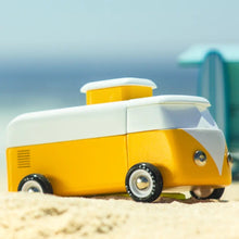 Load image into Gallery viewer, Magnetic Beach Bus Sunset - Camper Van + Surfboard - littlelightcollective