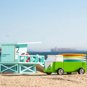 Magnetic Beach Bus Jungle - Camper Van + Surfboard - littlelightcollective
