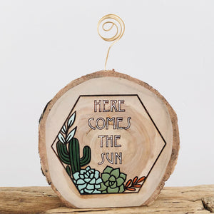 Photo Holder - Here Comes the Sun - littlelightcollective