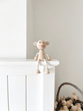 Load image into Gallery viewer, Wooden Monkey Sitting Toy - littlelightcollective