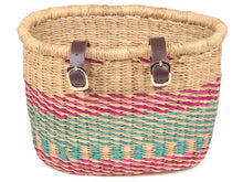 Load image into Gallery viewer, Child&#39;s Bike Basket - Purple / Turquoise - littlelightcollective