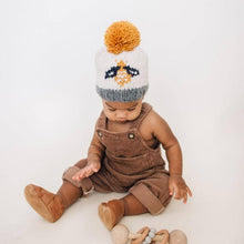 Load image into Gallery viewer, Bumblebee Knit Beanie Hat - littlelightcollective