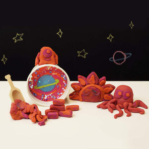 Saturn Sparkle Playdough - littlelightcollective