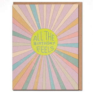 Birthday feels card - littlelightcollective