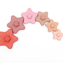 Load image into Gallery viewer, Silicone Star Stacker Toys - Sunset - littlelightcollective