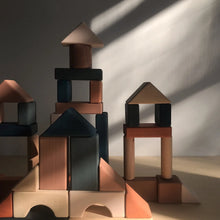 Load image into Gallery viewer, Wooden Blocks Set Castle Wooden Stack Eco Toys for Children - littlelightcollective