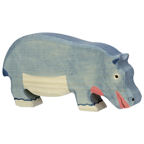 Large Hippopotamus, feeding - littlelightcollective