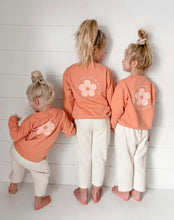 Load image into Gallery viewer, Let Love Grow Organic  Sweatshirt - Coral Pink - littlelightcollective