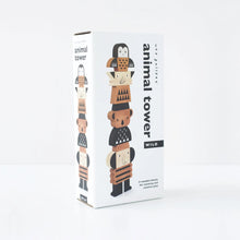 Load image into Gallery viewer, Wooden Animal Tower - littlelightcollective