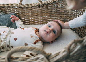 Long-Sleeve Organic Bodysuit - Terrazzo - littlelightcollective