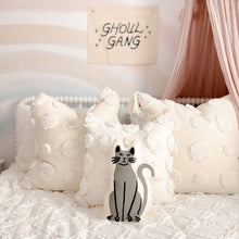 Load image into Gallery viewer, Pre-Order Black Cat Pillow - littlelightcollective