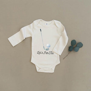 Let’s Par Tee Golf Organic Bodysuit - littlelightcollective