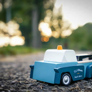 Wooden Toy Car Tow Truck - Wrecker - littlelightcollective