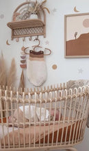 Load image into Gallery viewer, Peach Rainbow Cotton Cot / Crib Fitted Sheet - littlelightcollective