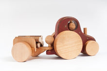 Load image into Gallery viewer, Wooden Tractor Toy - littlelightcollective