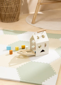 Pre-Order Wooden Shapes Sorting House - littlelightcollective