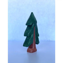 Load image into Gallery viewer, Hand Carved Fir Tree Small World - littlelightcollective
