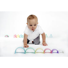 Load image into Gallery viewer, Pastel Rainbow Stacker - littlelightcollective