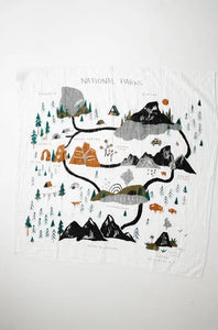 PRE ORDER - National Parks Swaddle - littlelightcollective