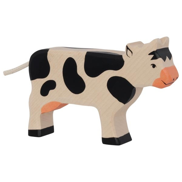 Large Cow,standing,black - littlelightcollective