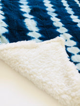 Load image into Gallery viewer, Indigo Wave Mudcloth Baby Blanket - littlelightcollective