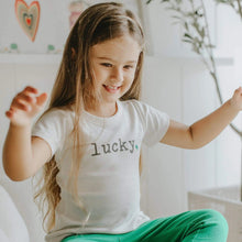 Load image into Gallery viewer, Organic Tee Shirt | Lucky Charm - littlelightcollective