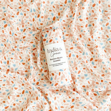 Load image into Gallery viewer, Organic Bamboo Muslin Swaddle- Dino Terrazzo - littlelightcollective