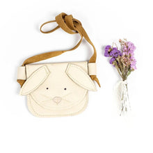 Load image into Gallery viewer, Cream Bunny Leather PURSE Toddler &amp; Kids - littlelightcollective
