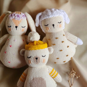Handmade Fair Trade Rattle - Bunny - littlelightcollective