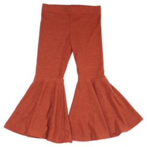 Annie Bells - Orange Bell Bottoms - littlelightcollective