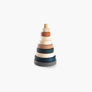 Wooden Ring Stacker Toy Stacking Baby Gift Stacking Ring Toy - littlelightcollective