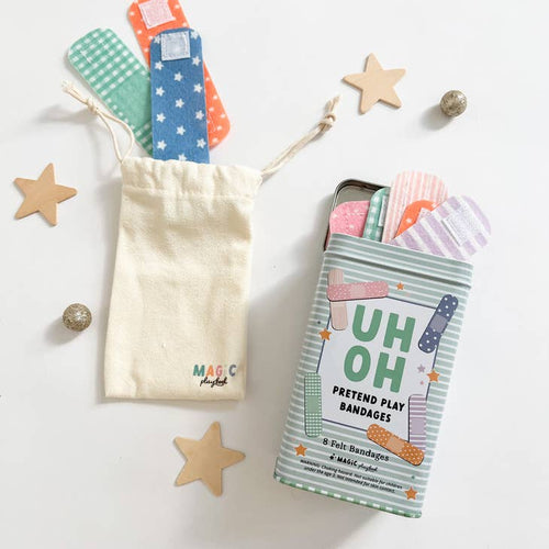 Pretend Play Bandages & Bandaid Tin - littlelightcollective
