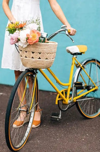 Palm Leaf Bike Basket - littlelightcollective