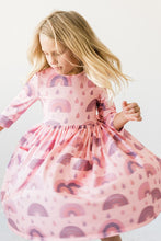 Load image into Gallery viewer, It’s Raining Rainbows Dress - littlelightcollective