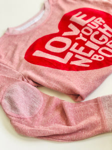 Love Your Neighbor Terry Sweatshirt - littlelightcollective