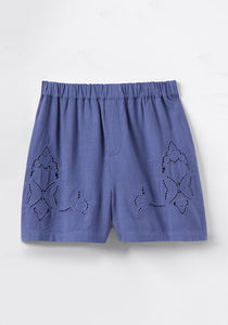 Size Small Bowman's Beach Blue Woven Shorts - littlelightcollective