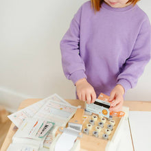 Load image into Gallery viewer, Pretend Play Wallet + Credit Card Set - littlelightcollective