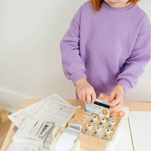 Pretend Play Wallet + Credit Card Set - littlelightcollective