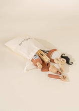 Load image into Gallery viewer, Wooden Barber Set - littlelightcollective