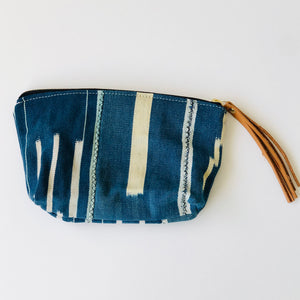 Mudcloth Purse Clutch - For Her Cosmetic Bag - littlelightcollective