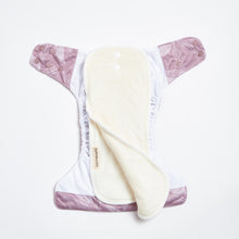 Load image into Gallery viewer, Mauve Native Modern Cloth Nappy - littlelightcollective